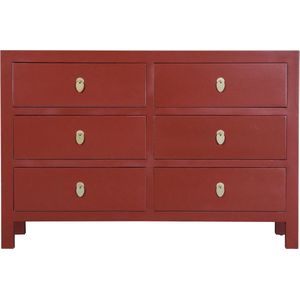 Fine Asianliving Chinese Ladekast Ruby Rood B120xD40xH80cm Chinese Meubels Oosterse Kast