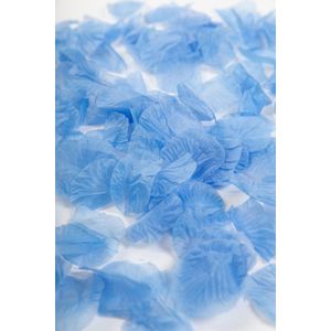 3x 500x Rozenblaadjes Licht Blauw - Feest Thema Bruiloft Rozen