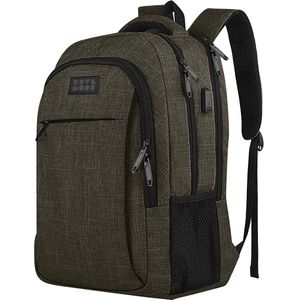 TRVLMORE Rugzak - 36L - 17,3 inch - Laptop Rugtas - Schooltas - Unisex - Spatwaterdicht - Levenslange Garantie - Groen