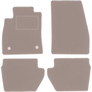 Beige velours matten voor: Ford Puma II crossover (2017-)