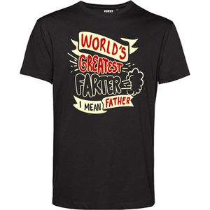 T-shirt World Greatest Farter | Vaderdag | Vaderdag cadeau met tekst | Vaderdag cadeau | Zwart | maat 4XL