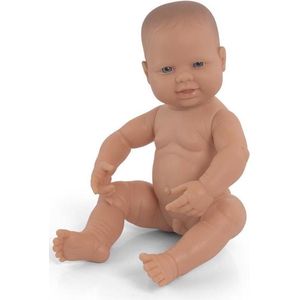 Miniland - Baby jongenspop - 40 cm - Voor kinderen vanaf 1 jaar