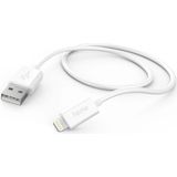 Hama USB-laadkabel - USB-A naar lightning - USB naar Apple Lightning - 1 meter - Geschikt voor Smartphone en Tablet - Wit