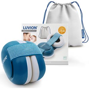 LUVION® Baby Gehoorbeschermer - Premium gehoorbescherming voor je baby - tot 3 jaar - Petrol Blue