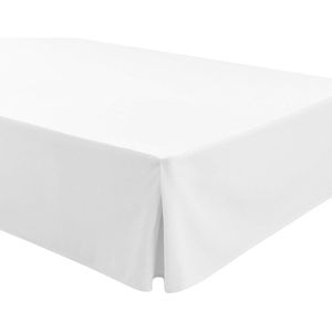 Hoeslaken voor diepe matrassen (32 cm) met ruches Bed - Bed 135 cm - Kleur Wit (135 x 190/200 cm)