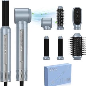Multistyler 5 in 1 - Krultang en Stijltang - Diverse Opzetstukken - Voor Krullen, Golven en Steil Haar - Snelle Verwarming