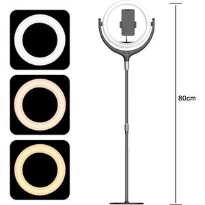 Rhodesy Ring Light 26 cm met Statief - Verstelbaar - Incl. Telefoonhouder