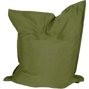 Mr. Lounge - Zitzak met binnenzak-kind-volwassene - maat M - 130x150 - Outdoor Cartenza Olive Green 070