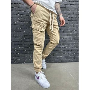 Cargobroek met zakken Streetwear Zakken Jongens Mannen Jogger Broek Hip Hop Joggingbroek Joggers Broek Tactische Heren Broek Cargo Harembroek Mannen Kleding W32