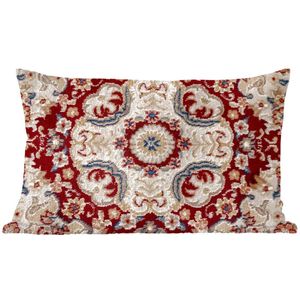 Sierkussen - Patronen Tapijt - Multicolor - 40 Cm X 60 Cm