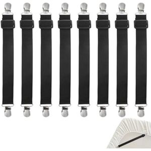 Selbro ® Verstelbare Lakenspanners - Set van 8 stuks