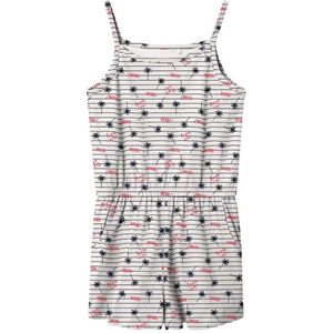 Name it jumpsuit meisjes - wit - palm - NKFvigga - maat 140