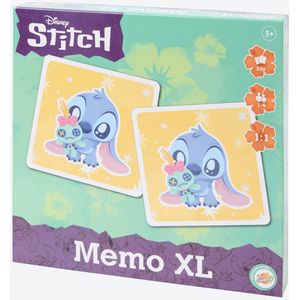 Lilo & Stitch XXL Memory Spel - Familiespel - Geheugenspel - Luxe Editie - Extra Groot - Disney Lilo en Stitch - Cadeau voor Jongens & Meisjes - Hoge Kwaliteit - Oud Hollandse Spellen - Familie Spel - Memory Kaartspel