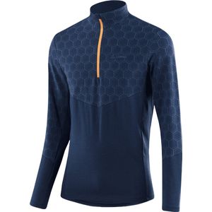 Loeffler shirt voor heren lange mouwen M Midlayer Hywa Bruce Transtex® - Donker Blauw