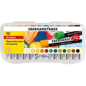 Eberhard Faber oliepastelkrijt - 11mm 12 stuks - assorti - EF-522013