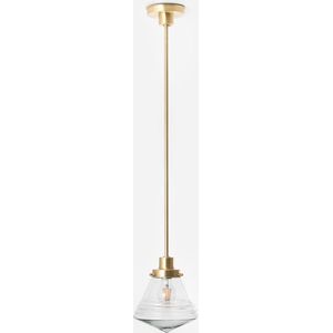 Art Deco Trade - Hanglamp Luxe School Small Helder 20's Messing