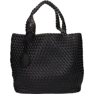 Ilse Jacobsen Reversible Tote Bag BAG08 M - 001718 Black Metal | Black metal