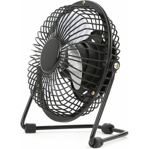 ULTRA ZUINIG Usb Ventilator Op Voet - Extra Stil - Zwart
