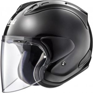 Arai SZ-R EVO DIAMOND BLACK - Maat S - Jethelm - Scooter helm - Motorhelm - Zwart - Scooterhelmen mannen en vrouwen.