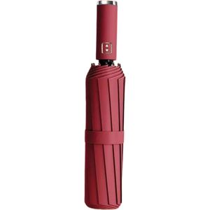 Livano Moderne Stormparaplu - Opvouwbaar - Windproof Paraplu - Stormproef - Automatisch Uitklapbaar - Umbrella - Tegen UV - Rood