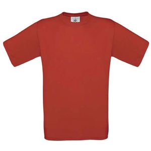 T-shirt Kind 9/11 Y (9/11 ans) B&C Ronde hals Korte mouw Red 100% Katoen