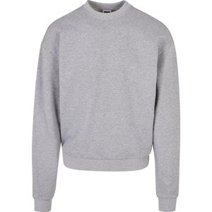 Mannen - Heren - Menswear - Extra dik - Extra zacht - Dikke kwaliteit - Modern - Streetwear - Urban - Casual - Crewneck - Sweater - Ultra Heavy - Crewstyle grijs