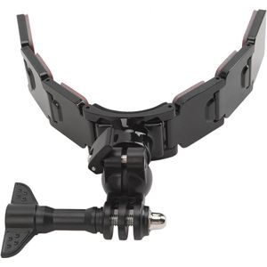 Motorhelm Kinmontagesets voor Actiecamera - 3 Secties Afneembaar Verstelbaar - Eerste Persoon Perspectief - Sportcamera 360 ° Rotatie .