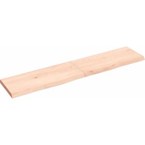 vidaXL-Wandschap-140x30x(2-4)-cm-onbehandeld-massief-eikenhout