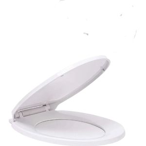 Toiletbril Vaylen - Softclose Wit met Snelsluiting - Duuroplastisch Antibacterieel Toiletdeksel - Stevige Toiletbril