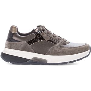 Gabor Rollingsoft Sneaker Bruin Brons Combi 76.847.62