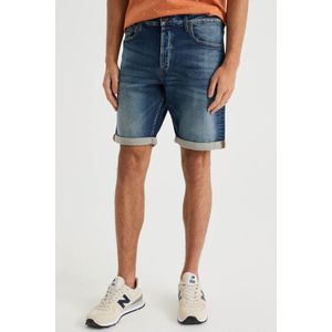 WE Fashion Heren regular fit denimshort