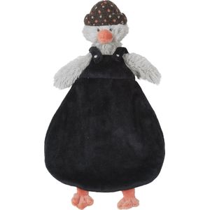 Happy Horse Pinguïn Polar Knuffeldoekje - Zwart/Grijs - Baby Cadeau