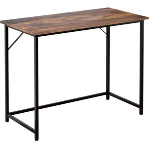 Bureau laptoptafel - 100 cm breed - vintage bruin