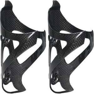 2 stuks flessenhouder voor fiets, volledig carbon waterfleshouder, lichte drankhouder voor mountainbike, racefiets