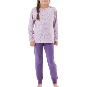 Name it meisjes pyjama - Pink Flower - 152 - Roze.