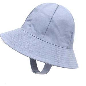 GoudenGracht Bucket Hat - Zonnehoedje baby - Baby hoedje - Zonnehoed kind - Zomer 2023 - Blauw