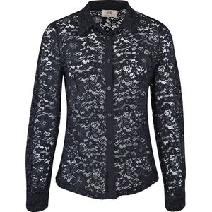 Verysimple • zwarte kanten blouse • maat XS (IT40)