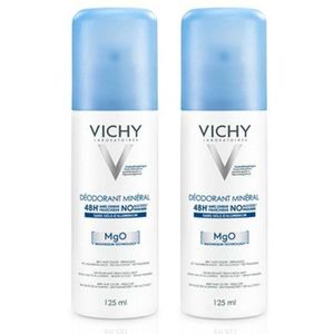 Vichy deodorant minéral spray Mgo 0% alcohol - 125 ml