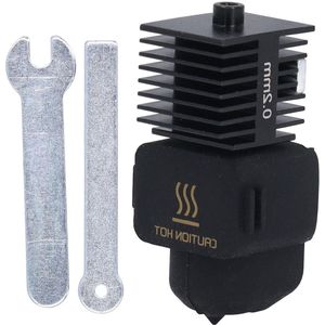 Hotend Extruder Nozzle Kit 3D Printer Parts Accessories Replacement for Bambu Lab A1 A1 Mini (0.2mm)