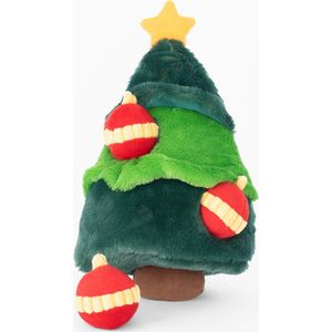 ZippyPaws - Holiday Zippy Burrow -Pinata - Honden speelgoed - Knuffel - Intelligentie - Puzzel - Kerstboom - Interactief hondenspeelgoed