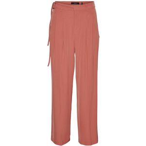 Vero Moda Broek Vmkristel Hw Wide Pant 10309337 Burnt Sienna Dames Maat - W30 X L34