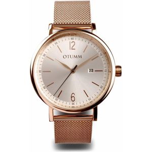 OTUMM Mesh Man Rose Gold Calendar roman