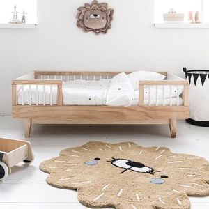 Petite Amélie Peuterbed - Juniorbed - inclusief Uitvalhekje - 70x140 m - Naturel