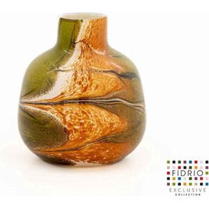 Fidrio - Indian Summer vaas - model Turin - Hoogte 10 cm