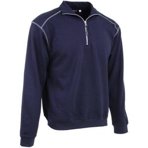 KREB Workwear® FREDERIK Zip Sweater MarineblauwXXXL