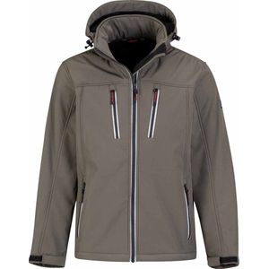 STØRVIK Clive Softshell Werkjas Teddy Gevoerd Heren - Maat 2XL - Olijfgroen