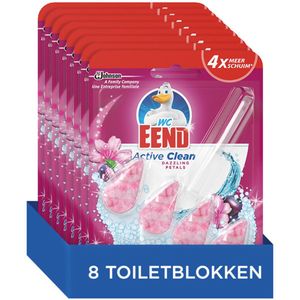 8x WC Eend Active Clean Dazzling Petals 39 ml