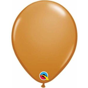 Qualatex Ballonnen Mocha brown 13 cm 100 stuks