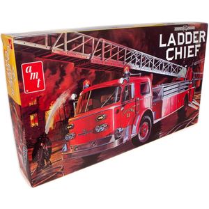 1:25 AMT 1204 American Lafrance Ladder Chief Fire Truck Plastic Modelbouwpakket