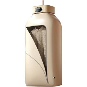 Multifunctionele Droger - Elektrische Wasdroger - Draagbare Compact - Opvouwbare Wasdroger - 1000 W - Kleine droger - Smart Droger - Tijdsinstelling - Beige